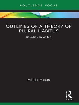 cover image of Outlines of a Theory of Plural Habitus